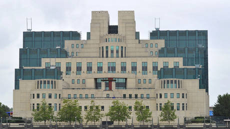 The MI6 building in London