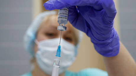 FILE PHOTO. Vaccination against the coronavirus disease in Domodedovo