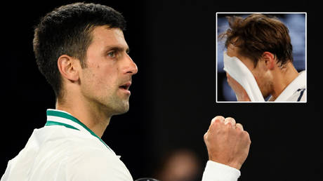 Tennis number one Novak Djokovic (left) beat Daniil Medvedev to win the Australian Open © Jaimi Joy / Reuters | © Asanka Brendon Ratnayake / Reuters