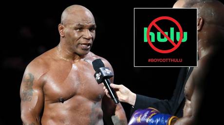 Tyson has called for fans to boycott streaming service Hulu. © USA Today Sports / Instagram @miketyson