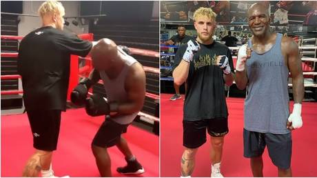 YouTuber Jake Paul eager to prove he’s ‘real deal’ ahead of Askren fight as he links up with ring legend Holyfield (VIDEO)