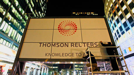 FILE PHOTO: The Thomson Reuters headquarters in London. © REUTERS/Alessia Pierdomenico