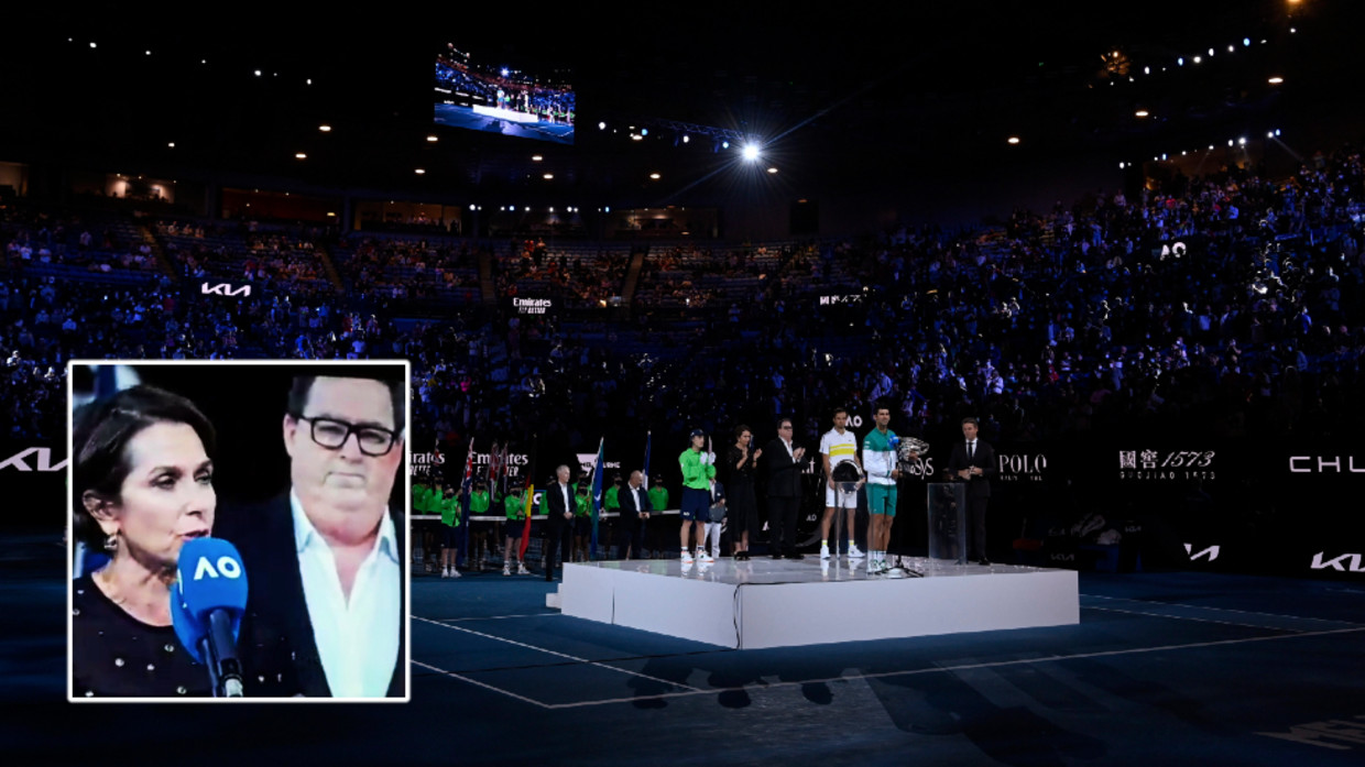 parallel At vise kæmpe stor When you're finished': Australian Open closing ceremony turns awkward after  crowds appear to boo mentions of vaccines, government — RT Sport News