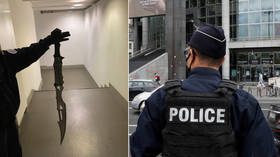 French police attacked by man wielding Final Fantasy-esque giant saber in Nantes