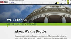 ‘We the People’ gone and no one noticed: Biden removes Obama-era petition tool to thunderous media silence