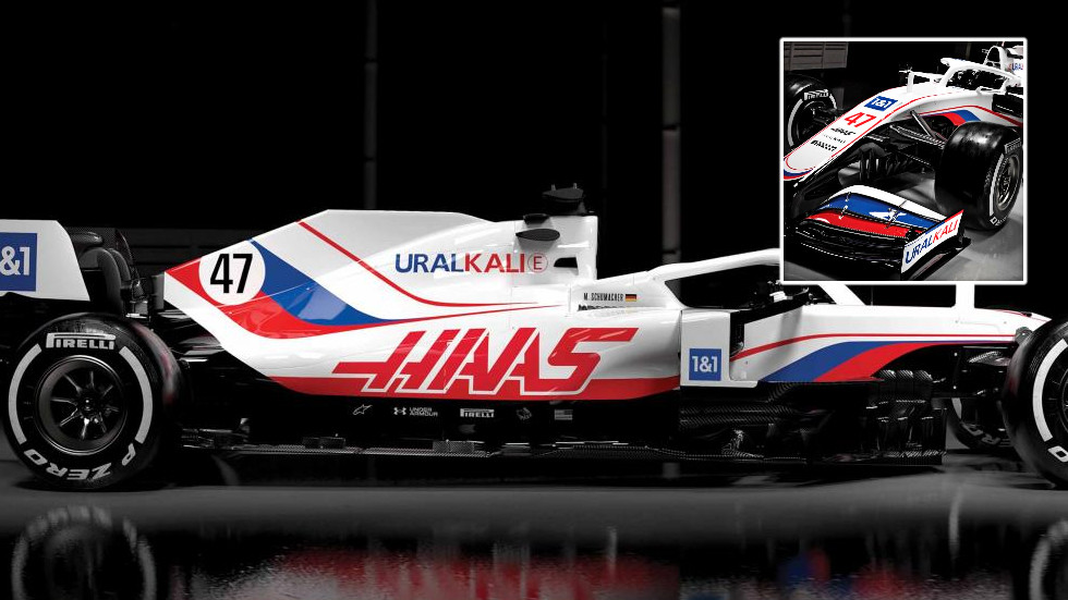 Color clash: Haas cause stir with livery resembling Russian flag for new F1 season after firm co-owned by Mazepin’s dad backs team