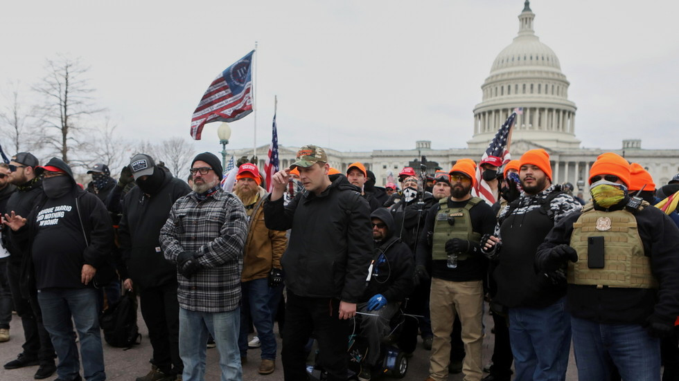 Proud Boys members charged with conspiring to block Congress from