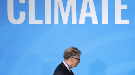 FILE PHOTO: Bill Gates, Trustee and Co-Chair of the Global Commission on Adaptation, arrives to speak during the 2019 United Nations Climate Action Summit at UN headquarters in New York City, New York, US, September 23, 2019