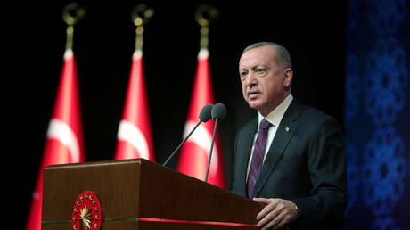 Turkish President Recep Tayyip Erdogan unveils Human Rights Action Plan, Ankara, Turkey March 2, 2021