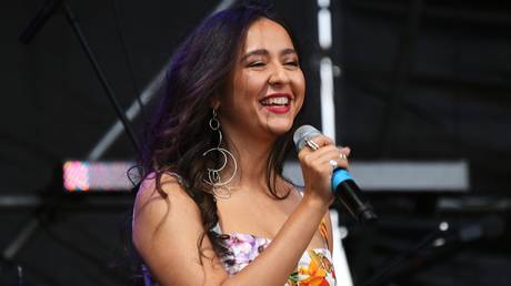 FILE PHOTO. Singer Manizha performs during the international Usadba Jazz festival in Arkhangelskoye Museum-Estate. © Sputnik