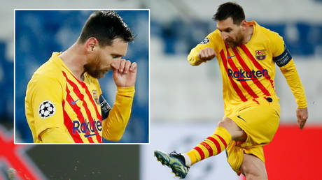 Lionel Messi's Barcelona lost on aggregate to Paris Saint Germain in the Champions League © Gonzalo Fuentes / Reuters