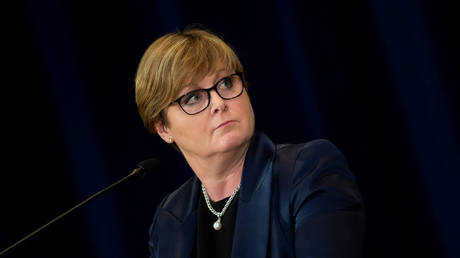FILE PHOTO. Australia's Minister for Defense Linda Reynolds. ©Brendan Smialowski / Pool via REUTERS
