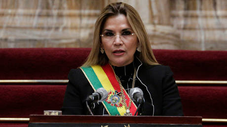FILE PHOTO. Bolivia's interim President Jeanine Anez in August 2020. ©REUTERS / David Mercado