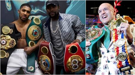 Floyd Mayweather &lsquo;to work with Anthony Joshua&rsquo; ahead of Tyson Fury fight &ndash; and claims he&rsquo;ll make $100 MILLION from Logan Paul bout