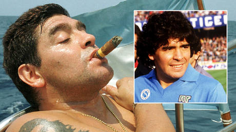 Diego Maradona has been cleared of a tax bill from his time with Napoli in Naples © Reuters | © Action Images via Reuters