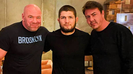 &lsquo;He is 100% officially retired&rsquo;: UFC supremo Dana White admits defeat in bid to persuade &lsquo;brother&rsquo; Khabib Nurmagomedov over dinner