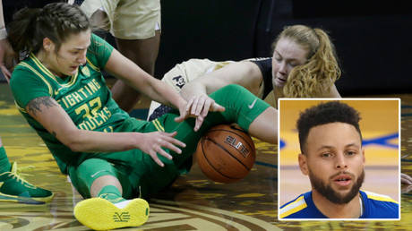 &lsquo;You&rsquo;re all tripping&rsquo;: NBA great Stephen Curry slams basketball bosses in gender equality row over women&rsquo;s weights room (VIDEO)
