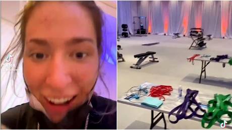 Women&rsquo;s college basketball players share joy at new weights room after equality row &ndash; but there&rsquo;s STILL no pleasing some people