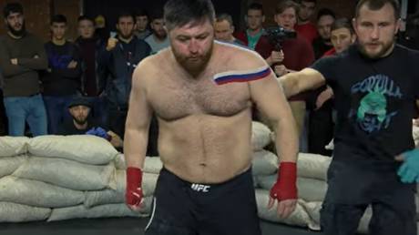 Alan Khadziev died of stab wounds in a brawl. © YouTube @Godzilla Fight