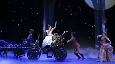 FILE PHOTO: A production of 'Cinderella' is seen during the American Theatre Wing's annual Tony Awards in New York, June 9, 2013.