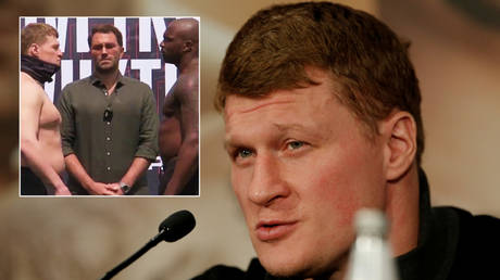 A heavier beating? Relaxed boxing underdog Povetkin weighs in at more for Whyte rematch than he did for sensational KO win (VIDEO)