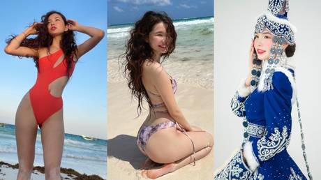Siberian women strike back with a BIKINI FLASHMOB after local TV host attempts to shame &lsquo;naked&rsquo; youth with model&rsquo;s Instagram shot