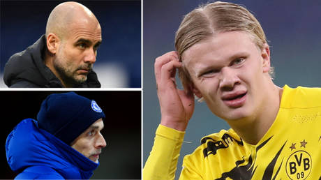 Football prodigy Erling Haaland is being linked with Premier League clubs © Paul Ellis / Reuters | © Clive Mason / Reuters | © Ronny Hartmann / Reuters