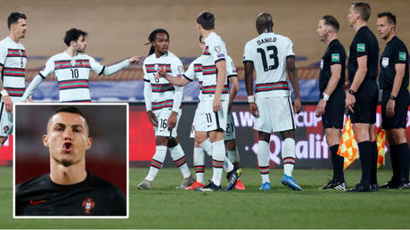Emotional Cristiano Ronaldo says &lsquo;entire nation has been wronged&rsquo; by shocking goal decision as Portugal boss claims ref apologized