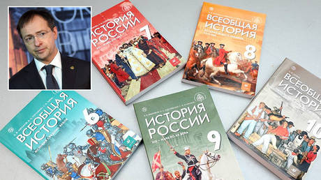 Russia approves school textbook authored by flag-waving former culture minister who railed against &lsquo;tolerance & multiculturalism&rsquo;