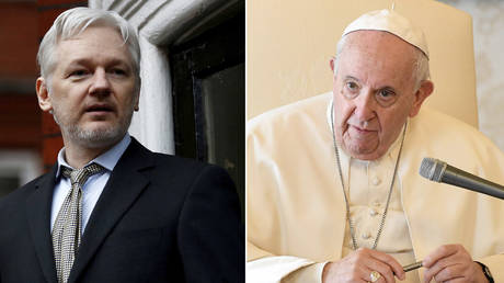 (L) © REUTERS / Peter Nicholls; (R) © Vatican Media / Handout via REUTERS