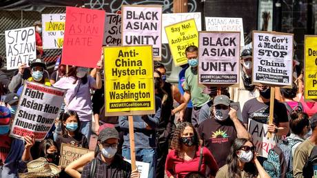 Biden responds to violence against Asians with Covid-19 &lsquo;equity task force&rsquo; and expanded language options