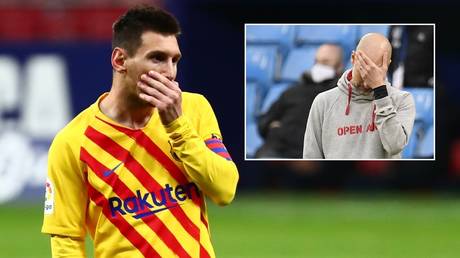 Messi won't reunite with Guardiola at Man City, according to reports. © Reuters