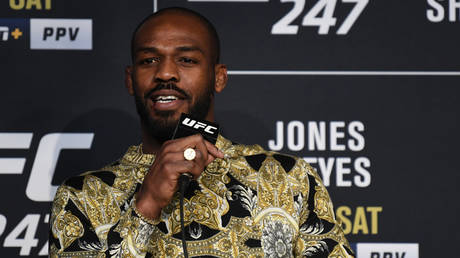 Jon Jones laid out his demands for a UFC heavyweight showdown with Ngannou. © Zuffa LLC / Getty Images