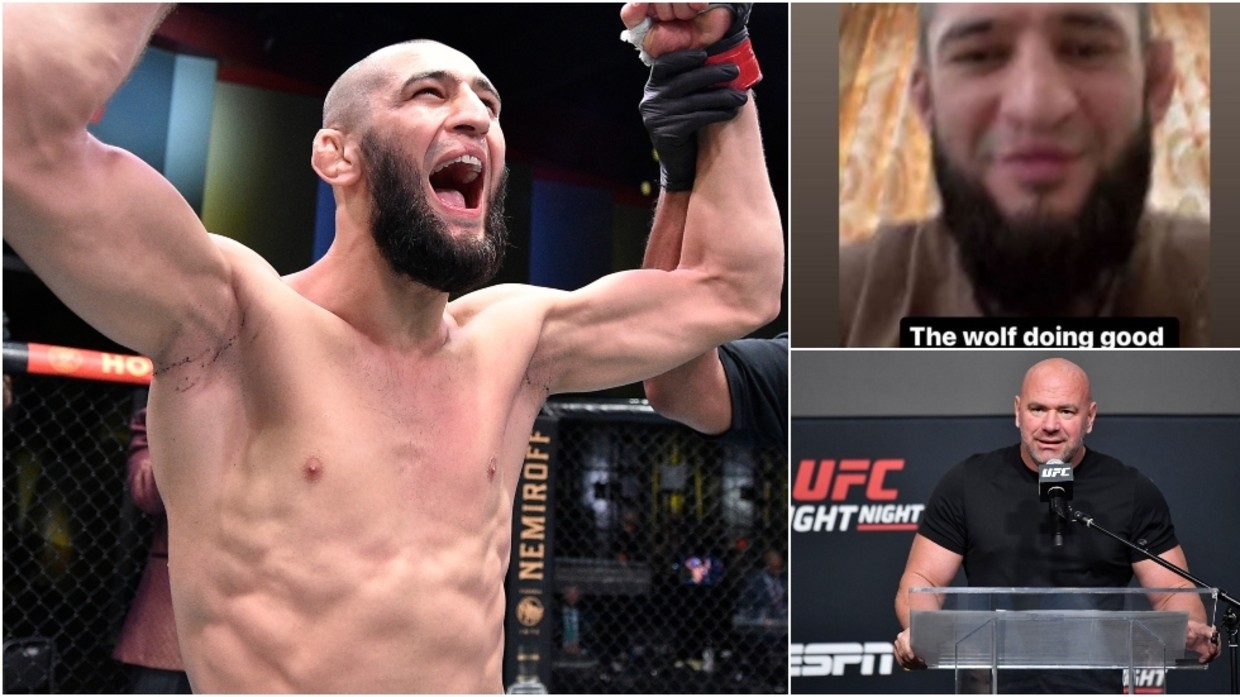 The Wolf Is Doing Good Chimaev Teases Ufc Return But Dana White Frets About How Comeback From Covid Will Play Out Rt Sport News - brawl stars leon wolf sex