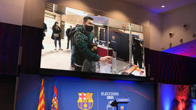 Messi puts it in the (ballot) box: Barcelona skipper votes in crunch presidential election for Catalan giants