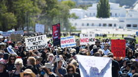 Thousands protest violence against women in Australia as PM Morrison's government rocked by rape allegations (VIDEOS)