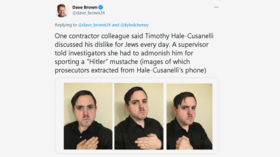 ‘Capitol rioter’ reportedly told colleagues Nazis ‘should have finished the job,’ sported ‘Hitler mustache’ at Navy base (PHOTO)