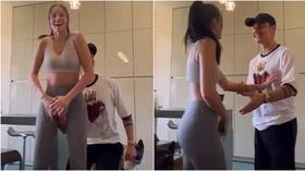 Juventus star Paulo Dybala and girlfriend Oriana Sabatini have video for viral ‘crotch lift’ challenge removed by TikTok