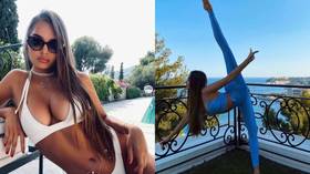 Still got it: Retired Olympic gymnastics champ Sevastyanova wows fans with stretching skills