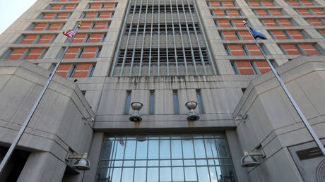 FILE PHOTO: The Metropolitan Detention Center, where Ghislaine Maxwell is held in custody, is pictured in the Brooklyn borough of New York City.