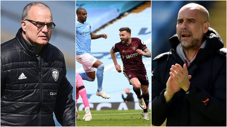 &lsquo;Marcelo Bielsa masterclass&rsquo;: Ten-man Leeds United STUN Premier League pacesetters Manchester City at the Etihad Stadium