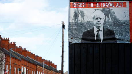 Britain&rsquo;s negotiator calls on Brussels to respect the Belfast Agreement, but says EU talks have positive momentum
