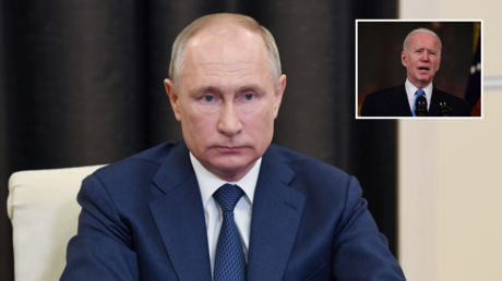 Putin ponders whether Russia should &lsquo;reciprocate&rsquo; Biden&rsquo;s new sanctions as Kremlin insists economy robust despite US measures