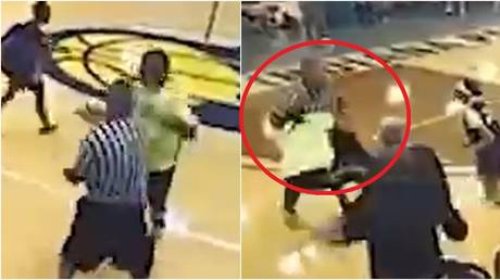 Police investigate after referee gets SUPLEXED at girls basketball game in US (VIDEO)