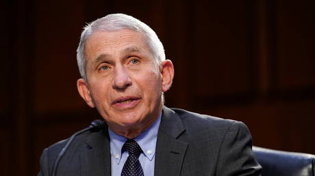 FILE PHOTO. Dr. Anthony Fauci in Washington, U.S., March 18, 2021