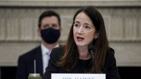 Director of National Intelligence Avril Haines speaks during a House Intelligence Committee hearing on worldwide threats