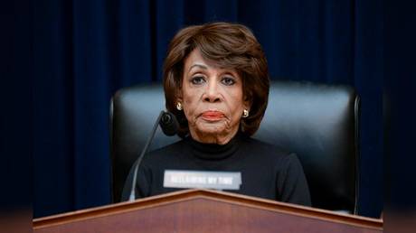 Representative Maxine Waters (D-California) is shown at a House hearing in October 2019.