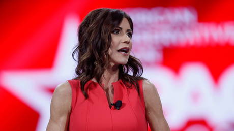 Gov. Kristi Noem of South Dakota speaks at the Conservative Political Action Conference (CPAC) in Orlando, Florida, U.S. February 27, 2021.