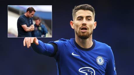 Chelsea midfielder Jorginho sticks boot in as he claims ex-Blues boss Frank Lampard &lsquo;wasn&rsquo;t ready for job at this level&rsquo;