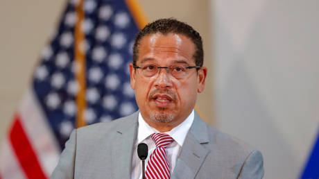 FILE PHOTO. Minnesota Attorney General Keith Ellison in St. Paul, Minnesota, U.S. © Reuters / Eric Miller